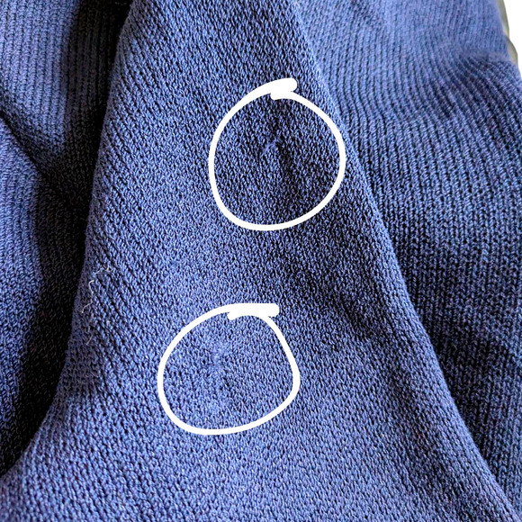 St. John Collection Marie Gray Navy Blue Vintage Blazer Cardigan Size 10 - Picture 5 of 5